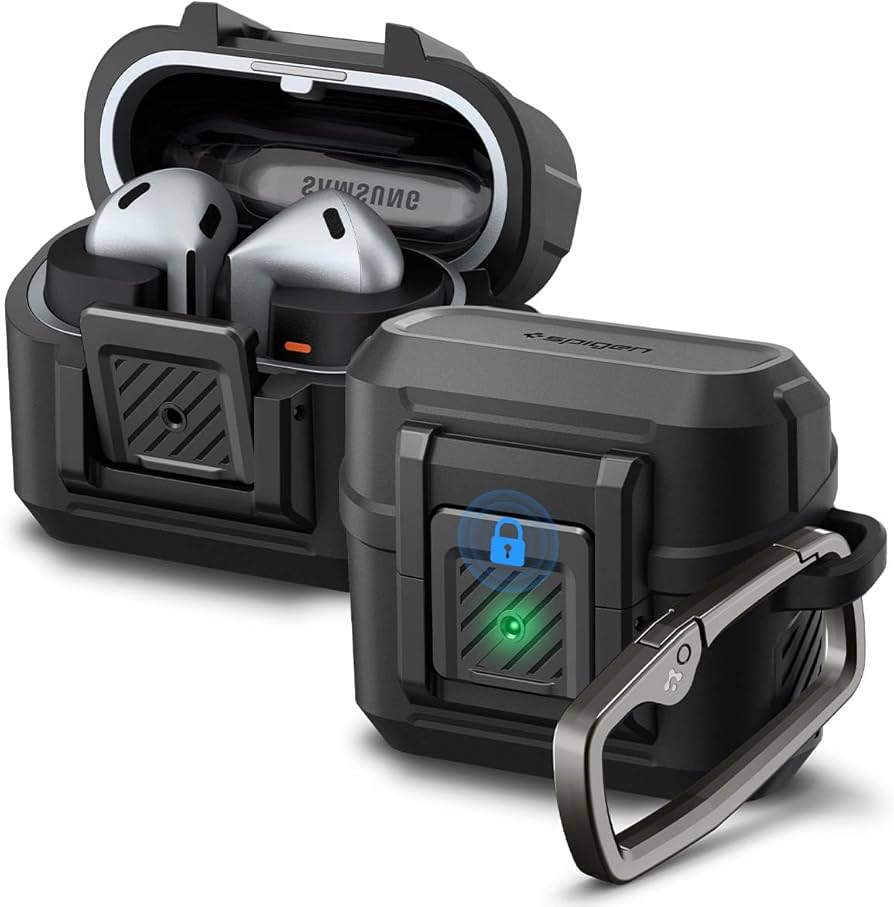 Amazon | Spigen Galaxy Buds 3 Pro/Buds 3 ケース ロック機能