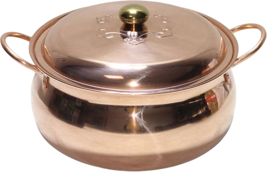 Amazon.co.jp: 銅鍋 銅のスープ鍋 両手鍋 厚い手 深型フライパン