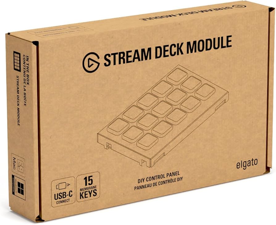 Amazon.co.jp: Elgato Stream Deck Module 15 (Membrane Keys USB