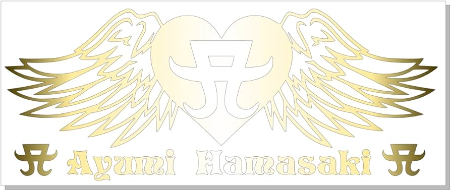 Amazon.co.jp: 浜崎あゆみ カッティングステッカー(ゴールド)30cm