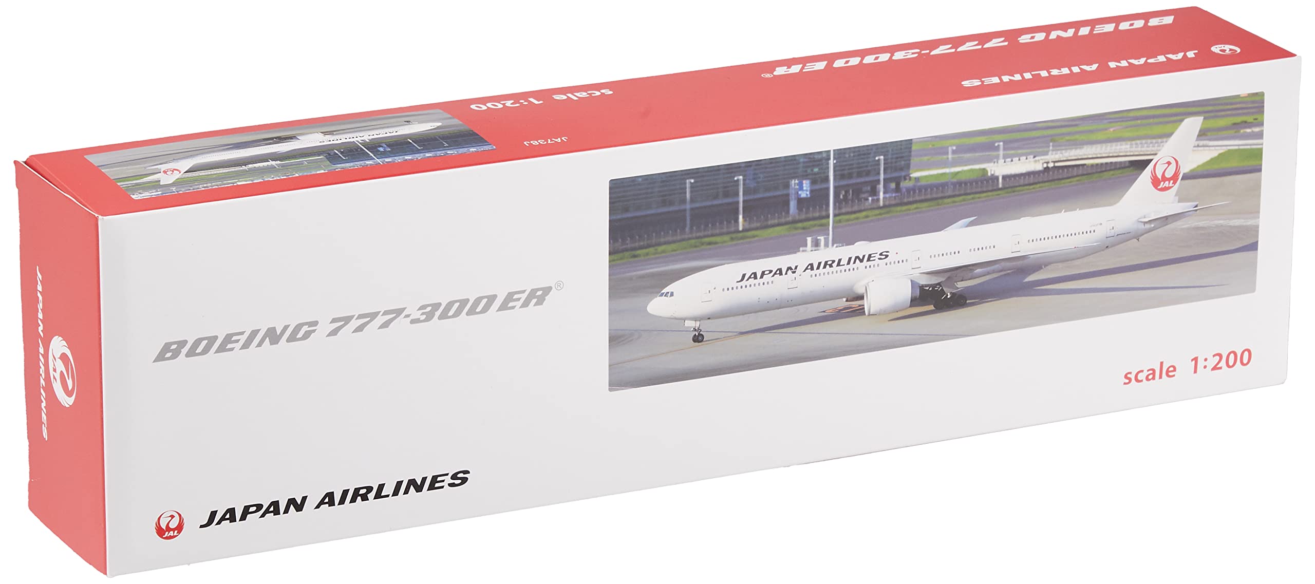 Amazon | ジャルックス 1/200 777-300ER JAPAN AIRLINES JA738J 完成品
