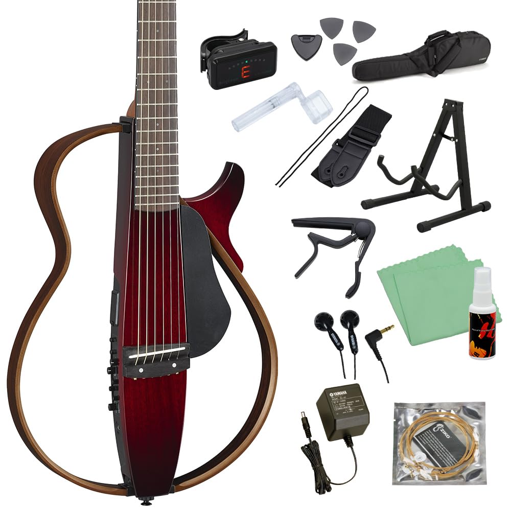 Amazon | YAMAHA SLG200S CRB サイレントギター初心者14点セット