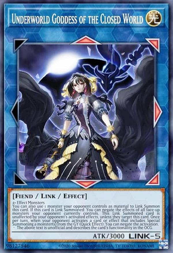 Amazon.co.jp: 遊戯王 MP22-EN028 閉ザサレシ世界ノ冥神 Underworld