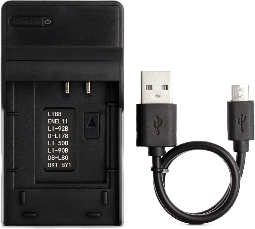 Amazon.com : Norifon D-Li92 USB Charger for Pentax Optio I-10