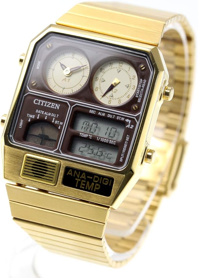 CITIZEN アナデジテンプ 腕時計ゴールド ※電池切れ ジャンク品