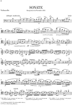 シューベルト: アルペジョーネ・ソナタ イ短調 D. 821/ヘンレ社/原典版