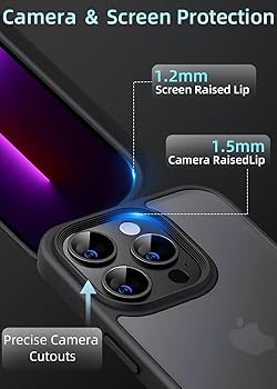 ZXZone Matte Case for iPhone 13 Pro Max 6.7-Inch, Frosted