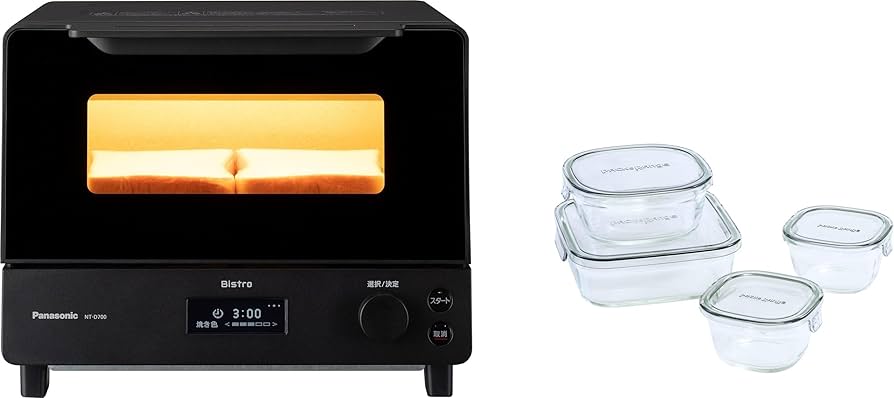 Amazon.co.jp: [Set] Panasonic NT-D700-K + iwaki Toaster Oven