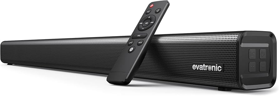 Amazon.co.jp: Evatronic サウンドバー テレビ用 スピーカー 50W高出力