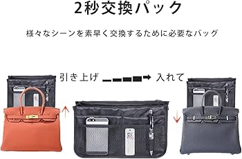 Amazon.co.jp: Hongmeru バッグインバッグ a4 横 インナーバッグ