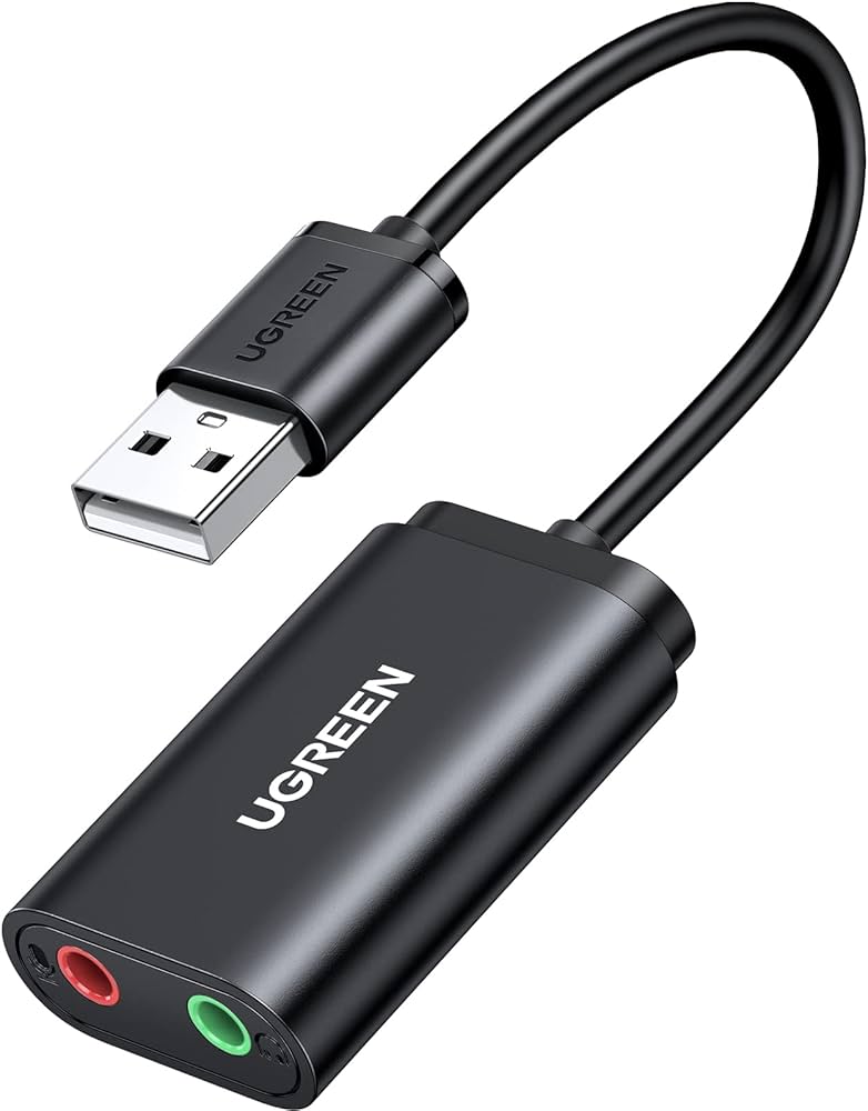 Amazon | UGREEN USB オーディオ 変換アダプタ 外付け サウンドカード