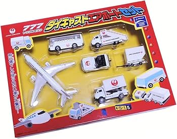 Amazon.co.jp: ダイキャスト エアポートセット JAL 777 トリプルセブン