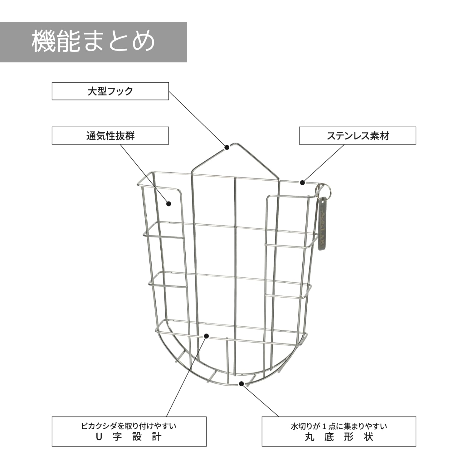 Amazon.co.jp: BIBILAB(ビビラボ) ビカクシダバスケット 3個セット