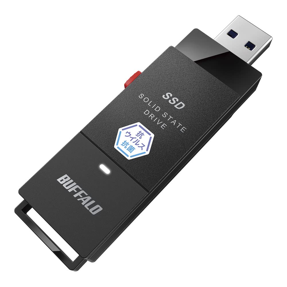 Amazon | バッファロー BUFFALO 抗ウイルス抗菌ポータブルSSD USB3.2