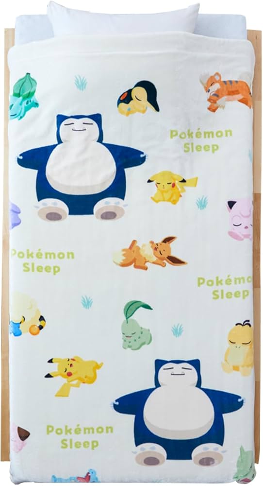 ポケモン スリープ わた入り2枚合わせブランケット（ウトウト時間