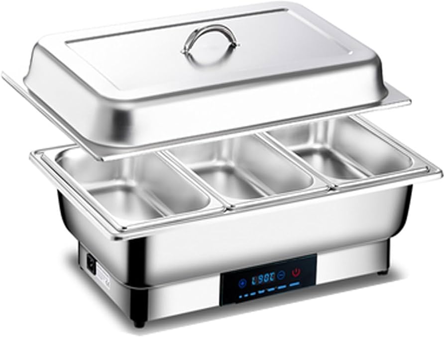 Amazon.co.jp: ビュッフェサーバー チェーフィングディッシュ 湯煎式