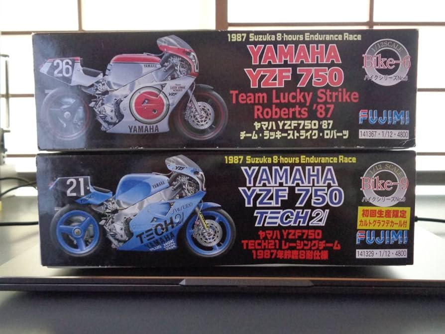 Amazon.co.jp: フジミ 1/12 ヤマハ YZF750 TECH21 限定版 ラッキー