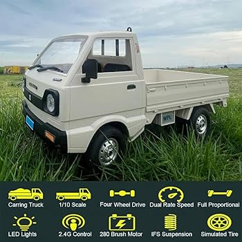 Amazon.co.jp: WPL RCカー 1/10スケール RC KEI トラック スズキ RTR