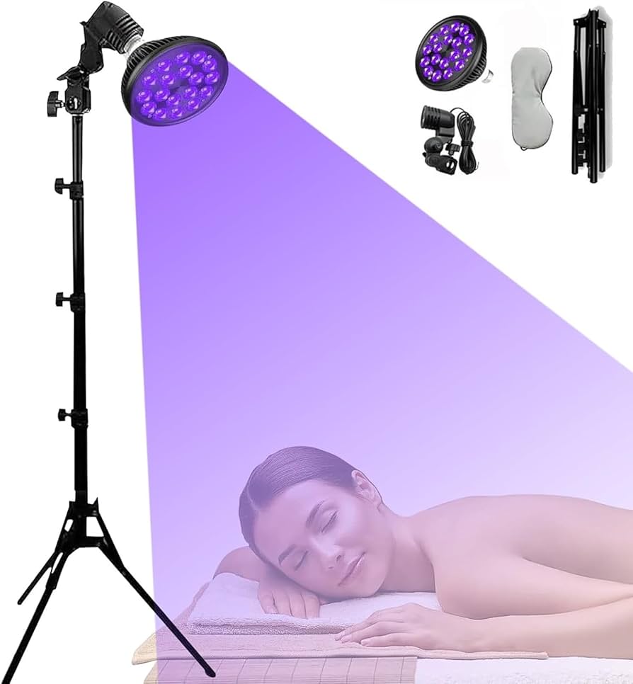 Amazon.co.jp: 日焼けランプ ボディと顔用 日焼けライト 395nm UV 54W