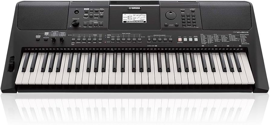 Amazon | ヤマハ ポータブルキーボード 61鍵盤 PSR-E463 758音色 音楽