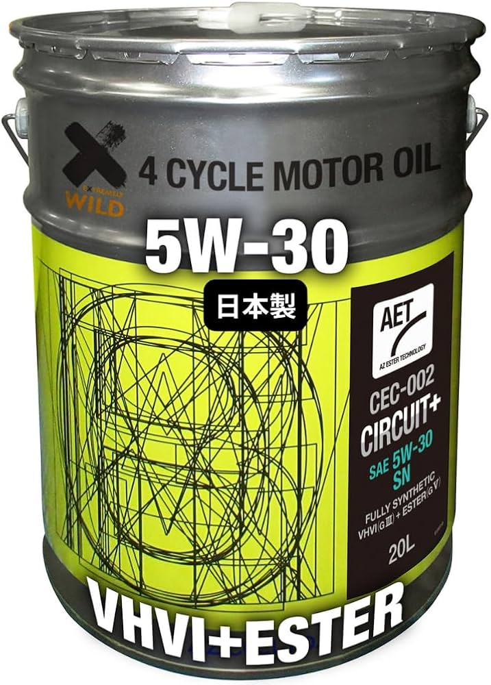 Amazon | AZ (エーゼット) 車用 エンジンオイル 20L 5W-30 SN ［CEC