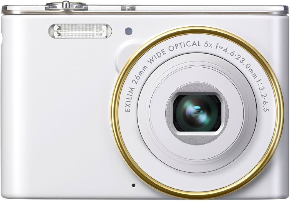 Amazon | CASIO デジタルカメラ EXILIM 1610万画素 5倍 ホワイト EX