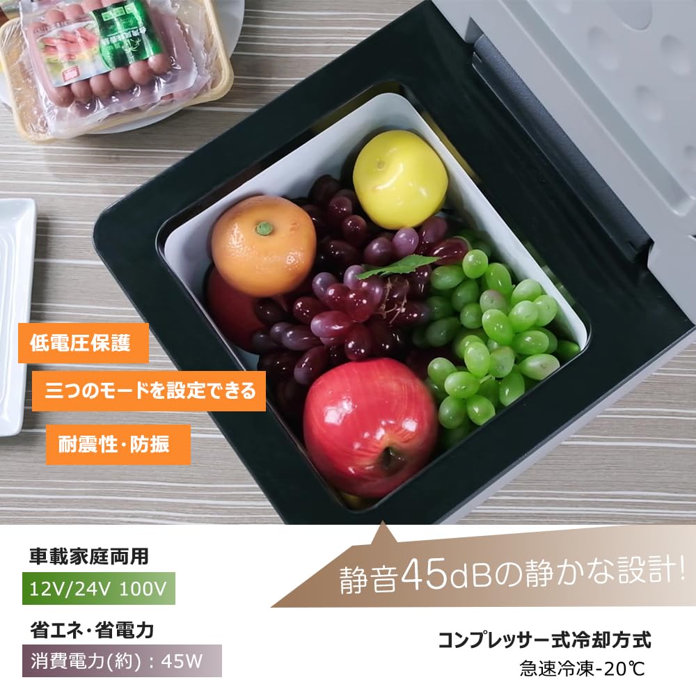 Amazon.co.jp: LVYUAN(リョクエン) 車載冷蔵庫 9Lポータブル 小型 -20