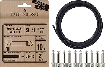 Amazon | Free The Tone SL-4L-NI-10K ソルダーレスケーブルキット