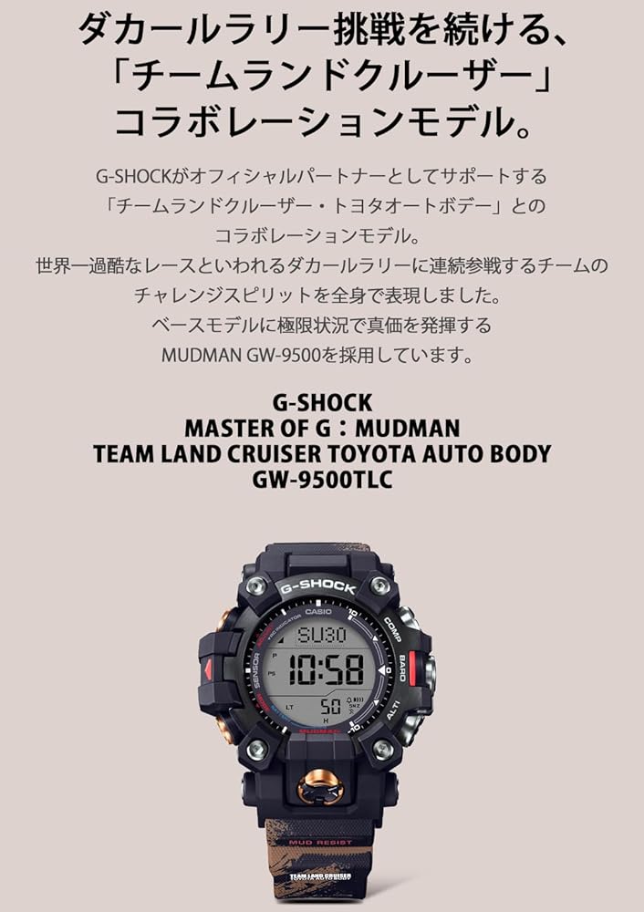 Amazon.com: Casio Wristwatch GW-9500TLC-1JR, MUDMAN Radio Solar