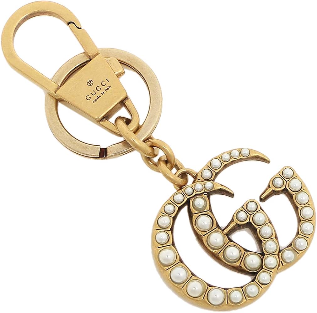 Amazon.co.jp: [グッチ] キーチェーン レディース ダブルG キーリング