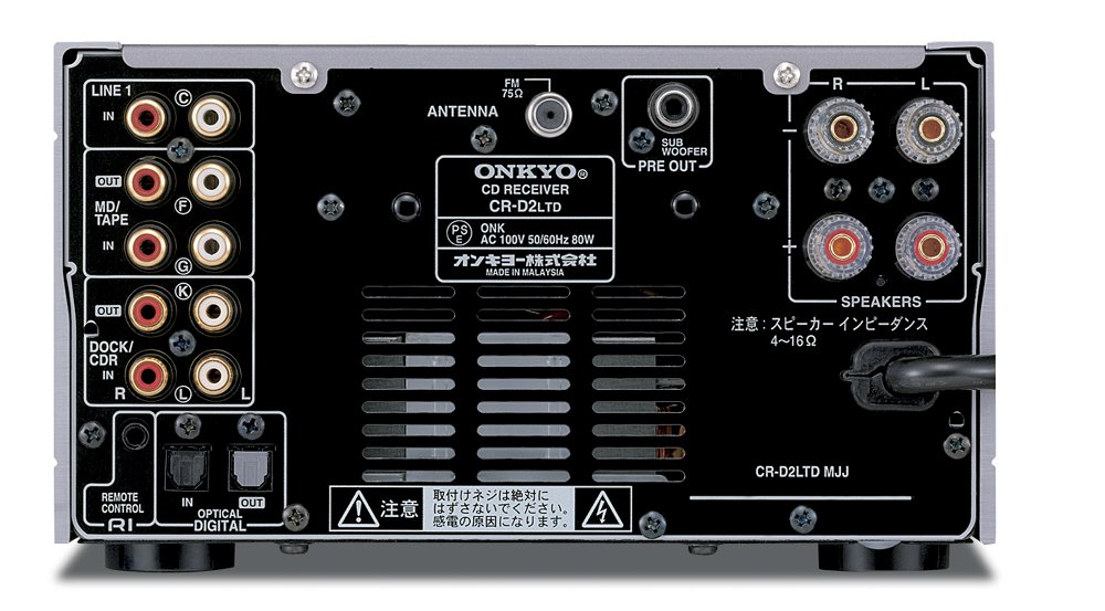 Amazon.co.jp: ONKYO CD/FMチューナーアンプ 60W+60W(4Ω) CR-D2LTD(H