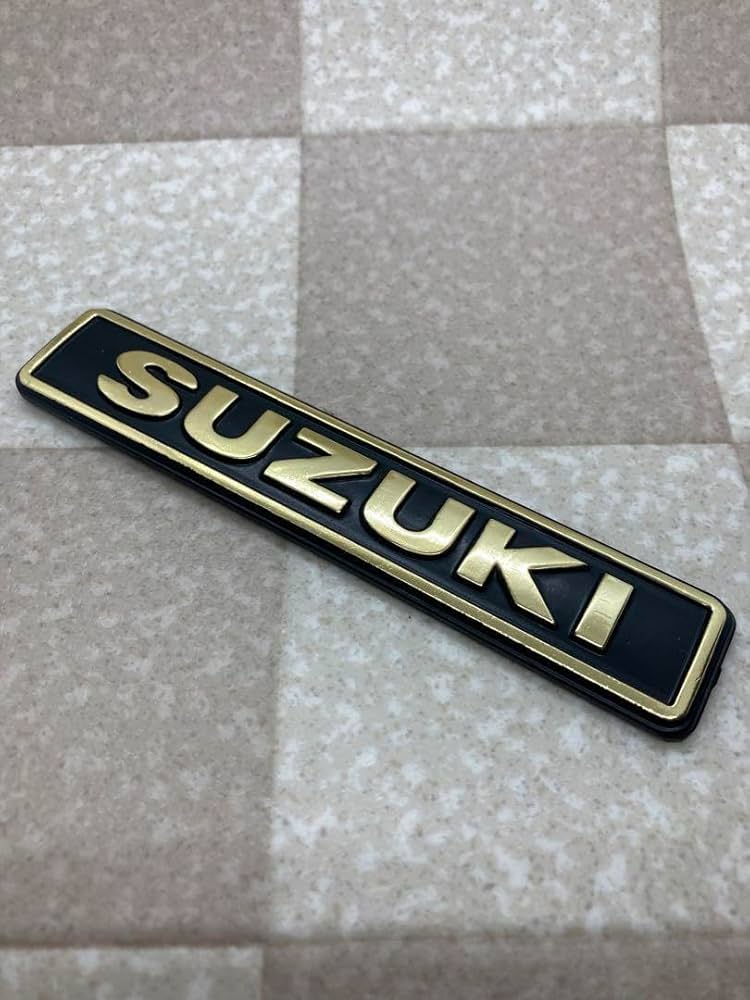 Amazon.co.jp: スズキ GS400 アルミステムエンブレム ゴールド gsx400e