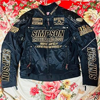 極美品 SIMPSONシンプソン 60周年記念ジャケット プロテクター有 M