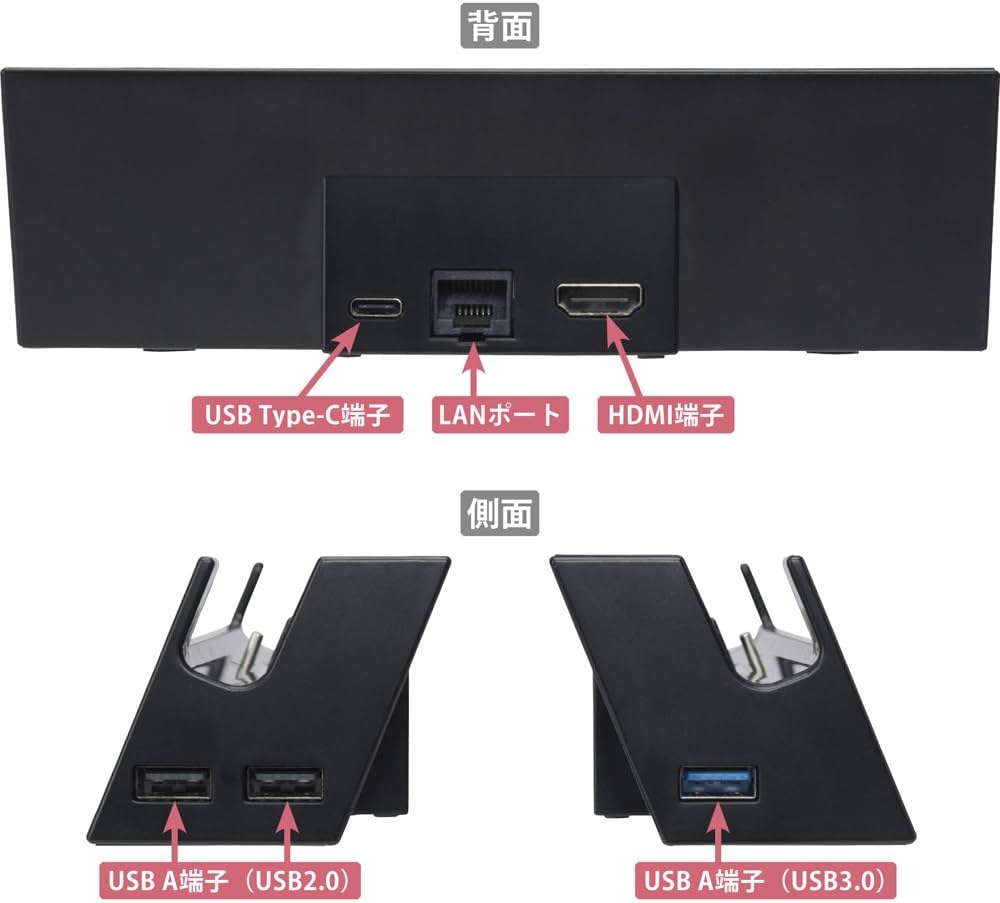 Amazon.co.jp: CYBER ・ LANポート付きドック ( SWITCH 用) ブラック