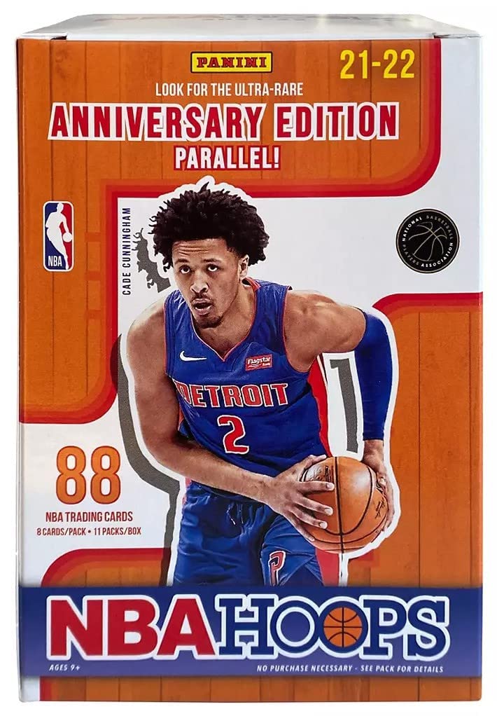 Amazon.co.jp: NBA 2021-22 Panini Hoops Basketball Card Blaster Box