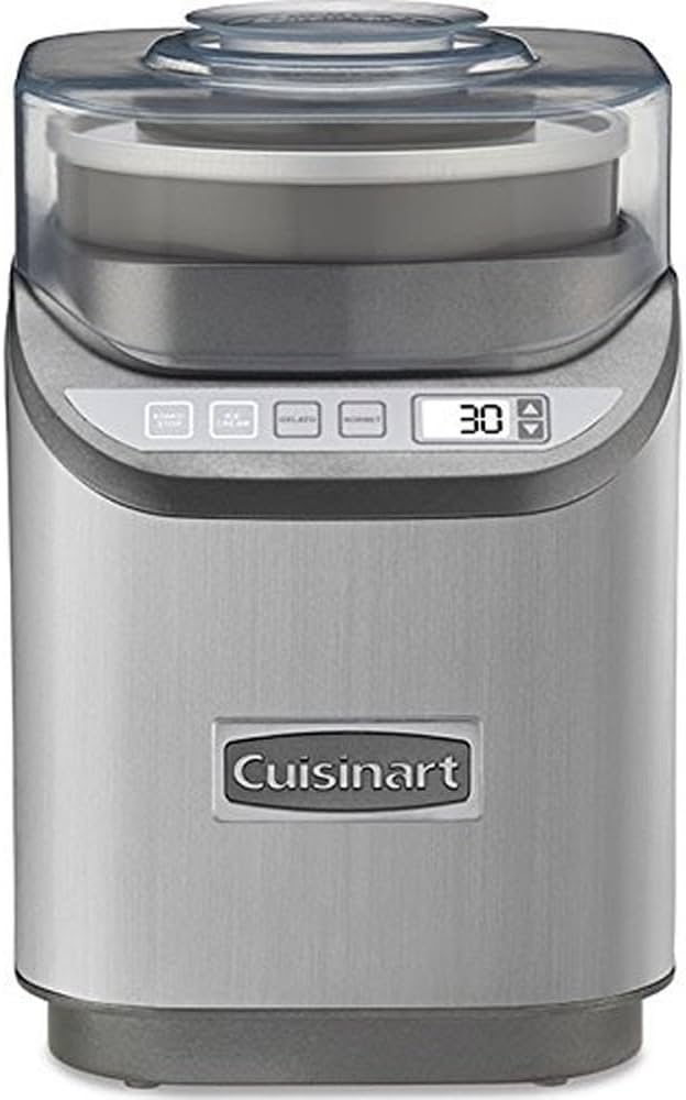 Amazon | Cuisinart ICE-70 Electronic Ice Cream Maker Brushed