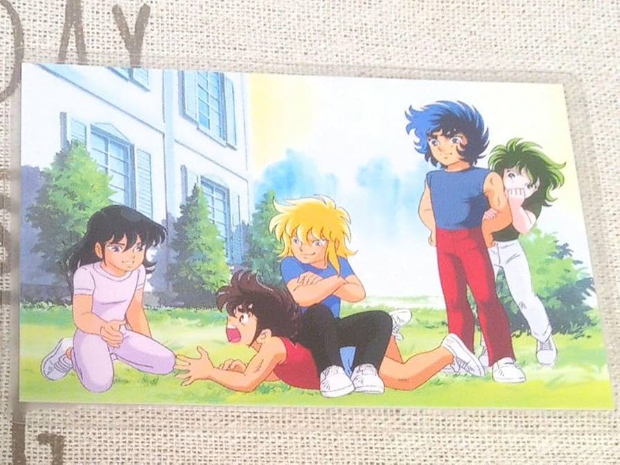 Amazon.co.jp: 聖闘士星矢ラミネートカード 星矢 一輝 氷河 紫龍 瞬