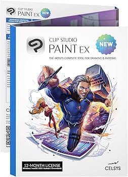 Amazon.com: CLIP STUDIO PAINT EX - New | 12 Months License | 1