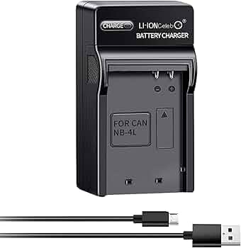Amazon | 【Li-ion Celeb】 CANON NB-4L互換 急速 充電器 USB