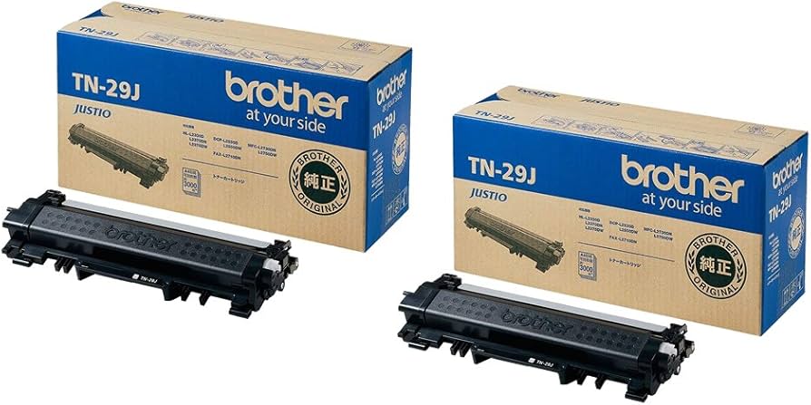 Amazon.co.jp: BROTHER TN-29J / TN29J トナーカートリッジ 純正品 2本