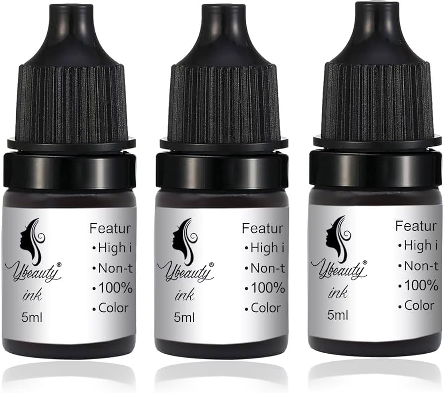Amazon | 3個入り アートメイクインク -アートメイク顔料 - 眉毛用