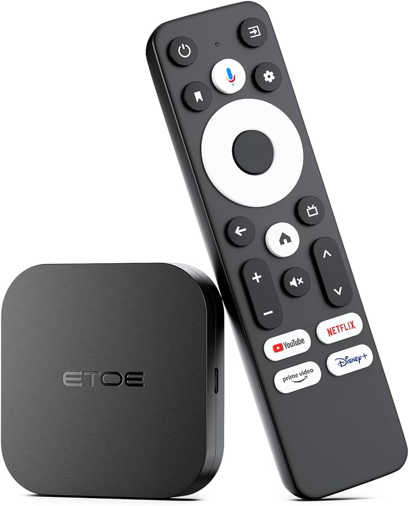 Amazon | ETOE 4K Android 11 TV ボックス、Netflix 認定