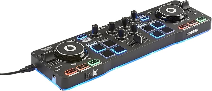 Amazon.com: Hercules DJ Starter Kit | Starlight USB DJ Controller