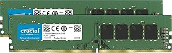 Crucial 16GB Kit (8GB x 2) DDR4 2666 MT/s (PC4-21300) UDIMM 288