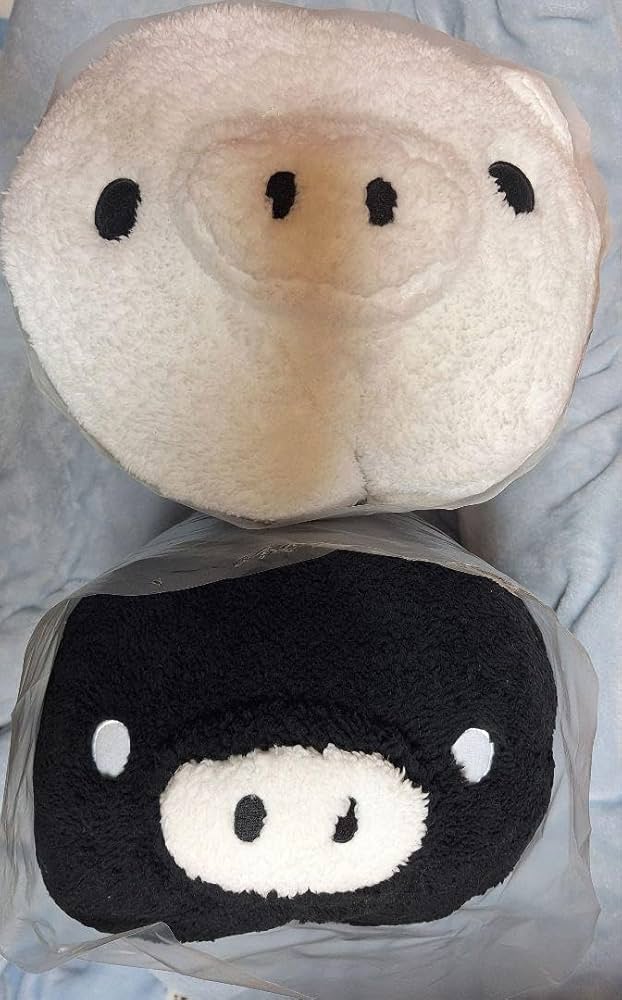Amazon.co.jp: モノクロブー ぬいぐるみXLプレミア 全2種 白 黒 ブタ
