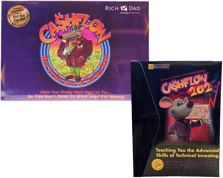 Amazon.com: CASHFLOW 101 & 202 Board Game + Expansion Pack by Rich