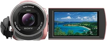 Amazon | SONY ビデオカメラHDR-CX675 32GB 光学30倍 ピンク Handycam