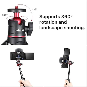 Amazon.com : ULANZI MT-08 Extension Pole Tripod, Mini Selfie Stick