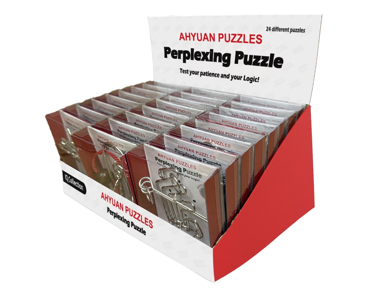 Amazon.com: AHYUAN 24 Packs Large Metal Puzzles Brain Teaser IQ