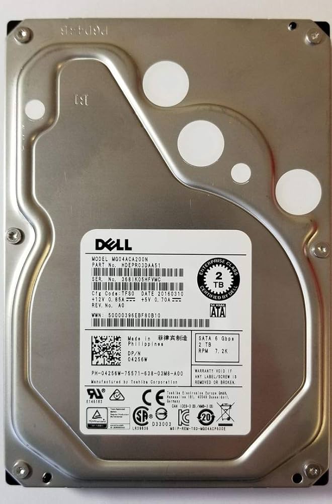 Amazon.com: Toshiba 2TB HDD 7.2K RPM 3.5